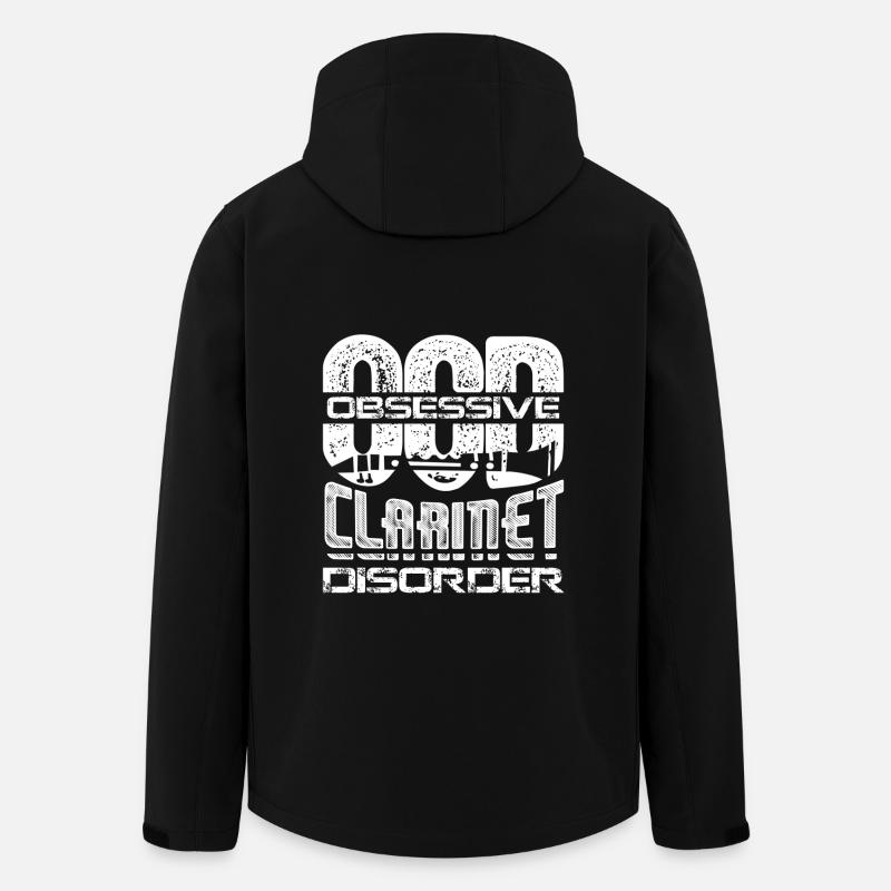 Obsessive Clarinet Disorder - Men’s Recycled Softshell Jacket by Stanley/Stella - black
