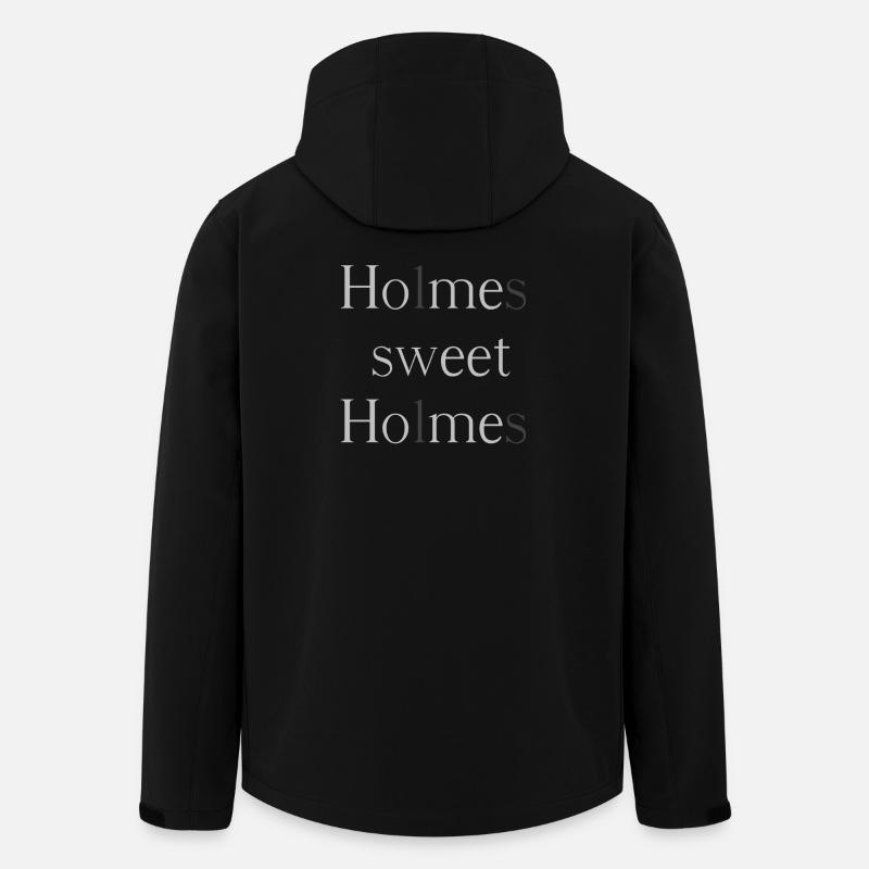Holmes, sweet Holmes - Recycelte Männer Softshell-Jacke von Stanley/Stella - Schwarz