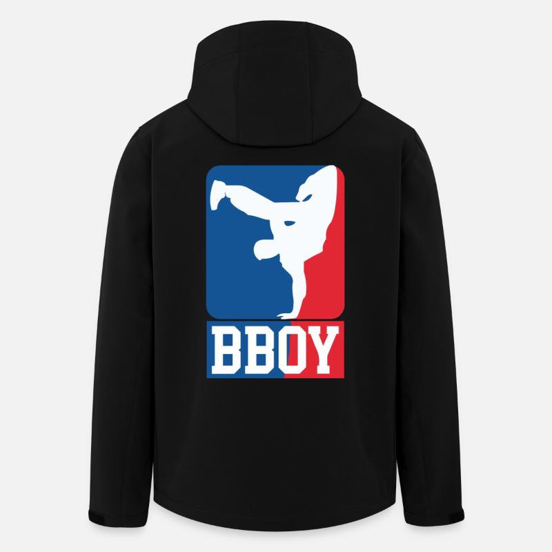 Breakdance B-Boy Streetdance Design Hip Hop Dance - Recycelte Männer Softshell-Jacke von Stanley/Stella - Schwarz