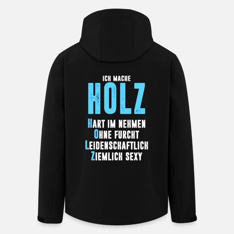 TRÄ - Softshelljacka herr i återvunnen polyester Discoverer Stanley/Stella - svart