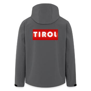 Tyrol - Veste softshell homme en polyester recyclé Stanley/Stella - noir - Dos - AI Model Male 185 light (185cm)