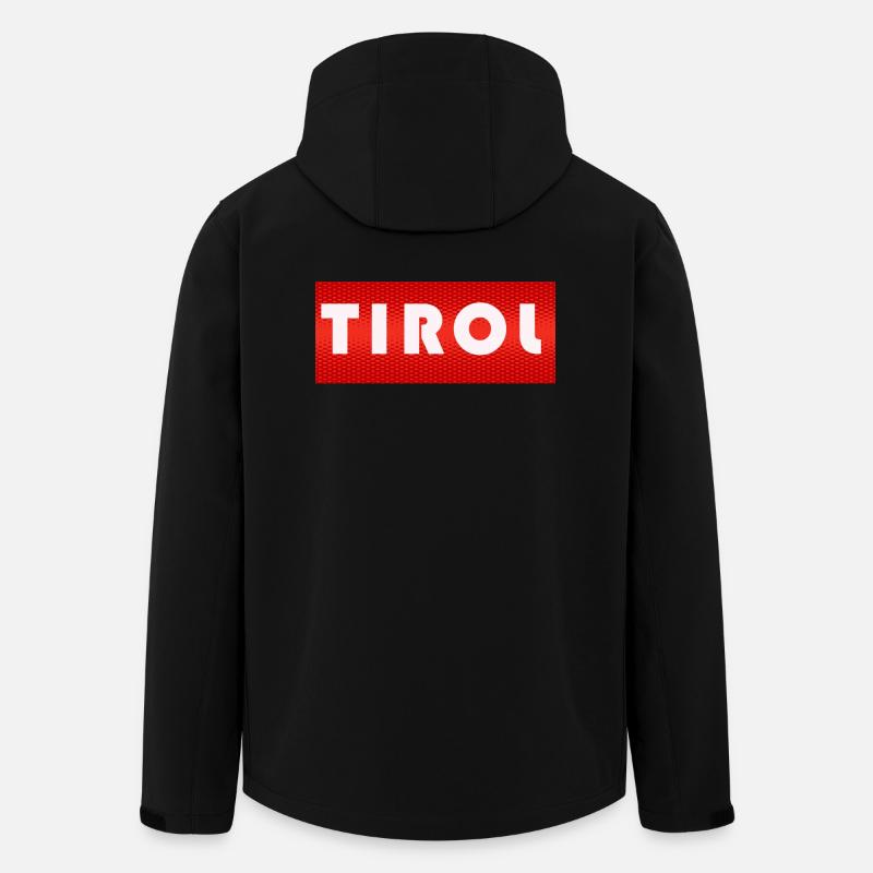 TIROL - Recycelte Männer Softshell-Jacke von Stanley/Stella - Schwarz