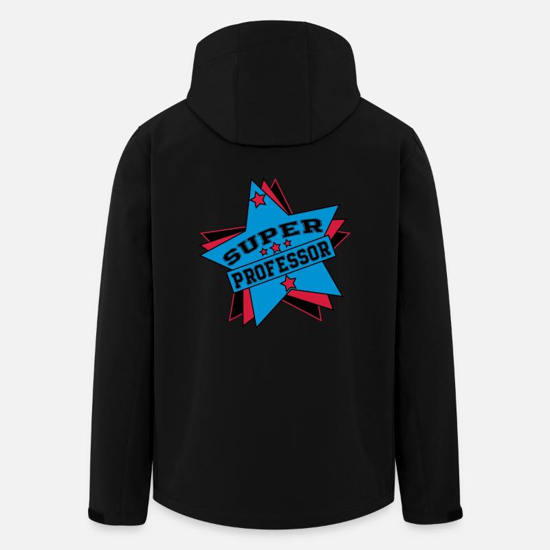 Super PROFESSOR - Veste softshell homme en polyester recyclé Stanley/Stella - noir