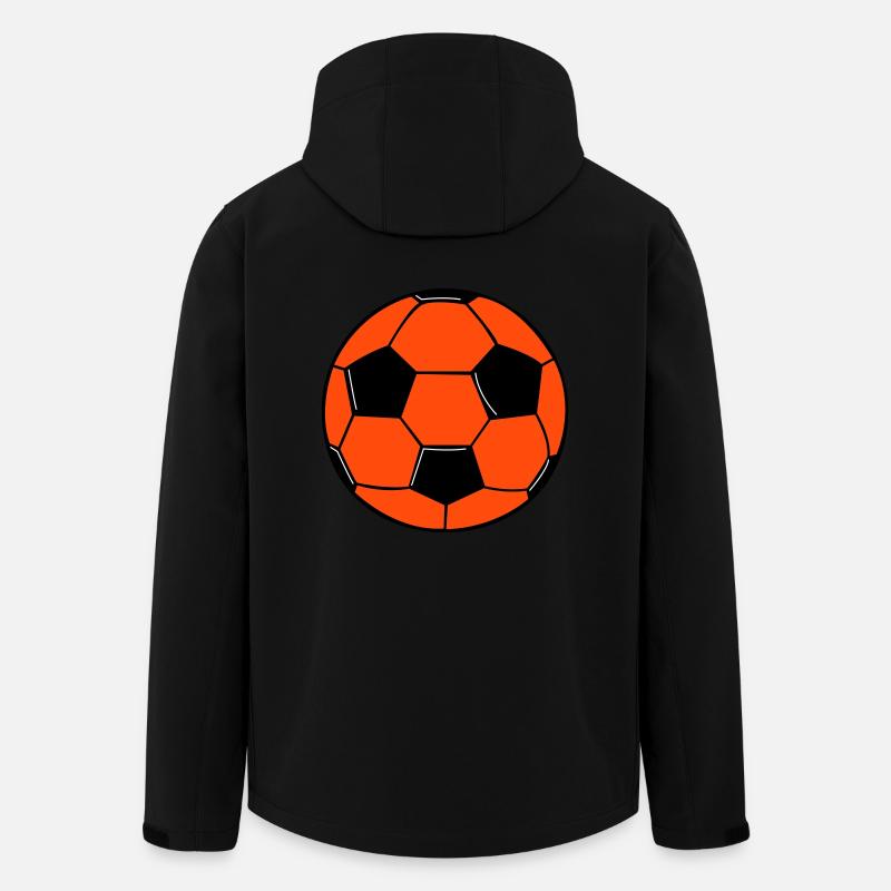 Soccer - Men’s Recycled Softshell Jacket by Stanley/Stella - black