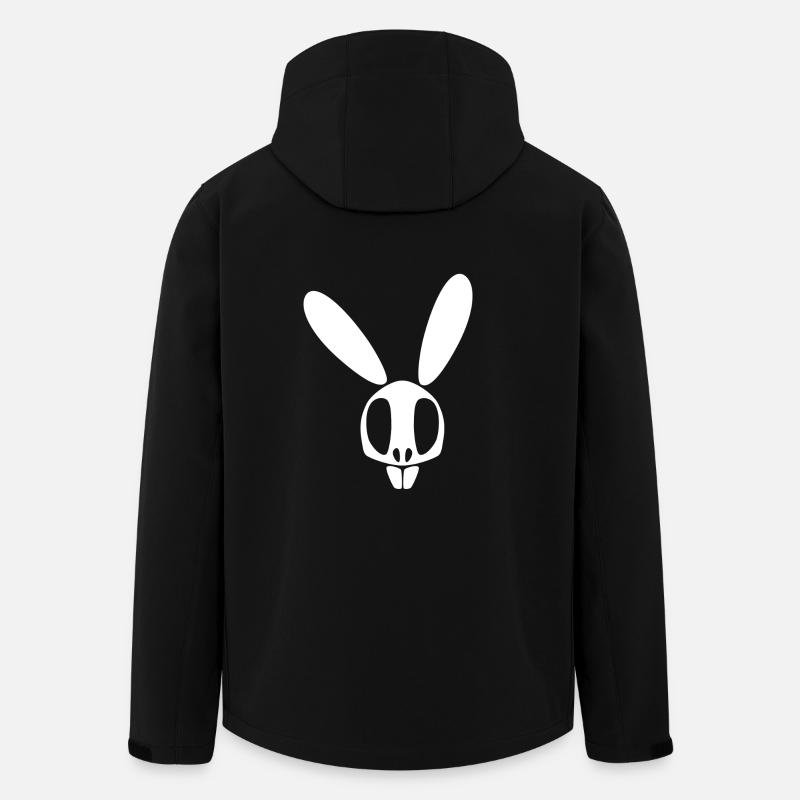 Bunnyskull White - Men’s Recycled Softshell Jacket by Stanley/Stella - black