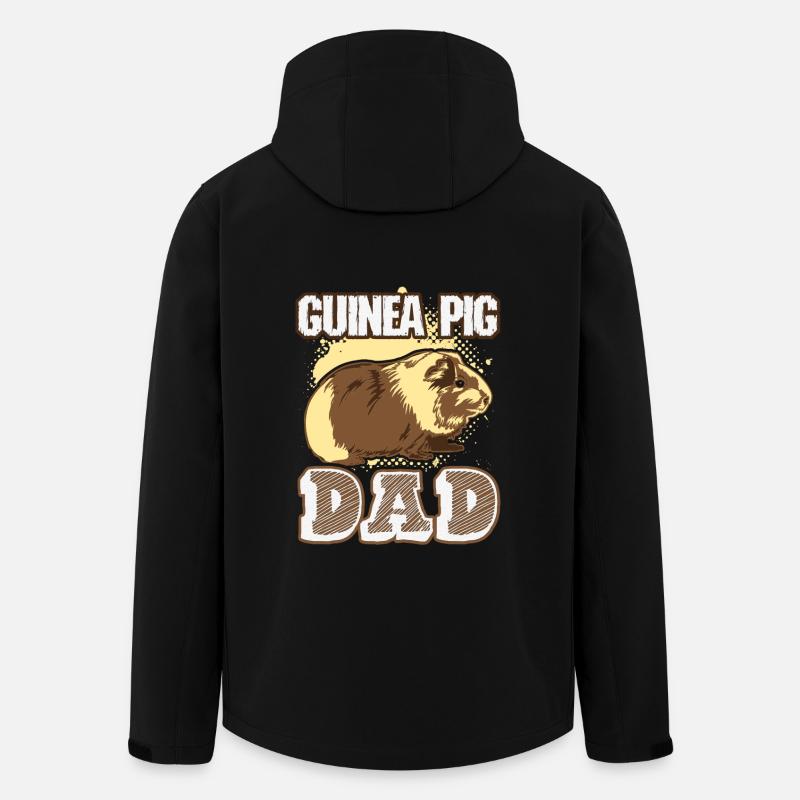Guinea Pig Dad - Men’s Recycled Softshell Jacket by Stanley/Stella - black