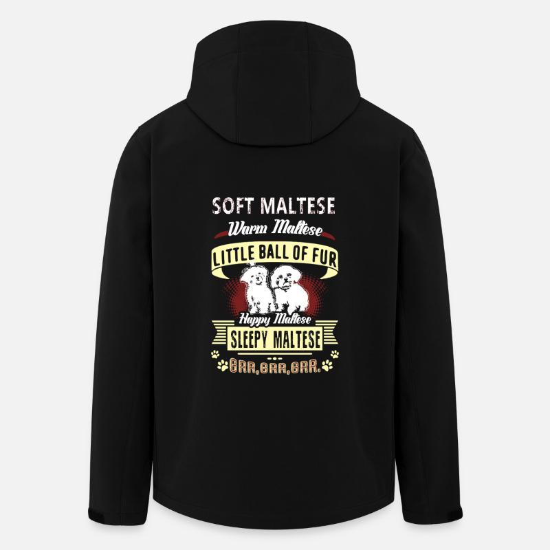 Soft Maltese Warm Maltese - Men’s Recycled Softshell Jacket by Stanley/Stella - black