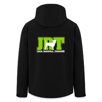 JACK RUSSELL TERRIER JRT - Veste softshell homme en polyester recyclé Stanley/Stella - noir - Dos - AI Model Male 185 light (185cm)