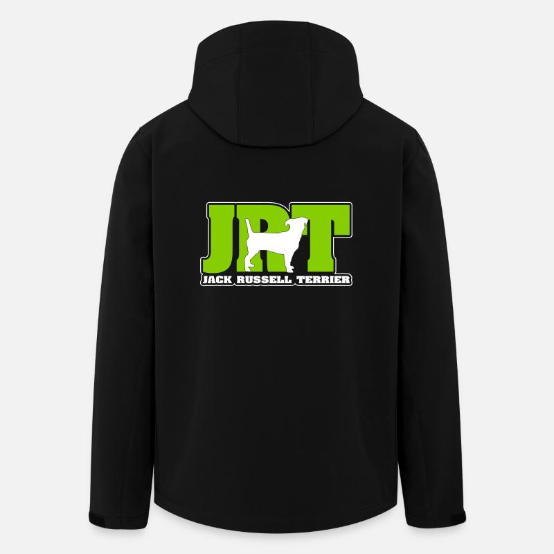 JACK RUSSELL TERRIER JRT - Men’s Recycled Softshell Jacket by Stanley/Stella - black