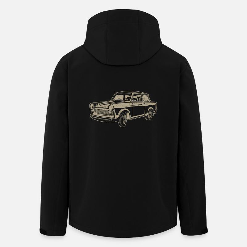 Trabi 601 - Rennpappe - Recycelte Männer Softshell-Jacke von Stanley/Stella - Schwarz