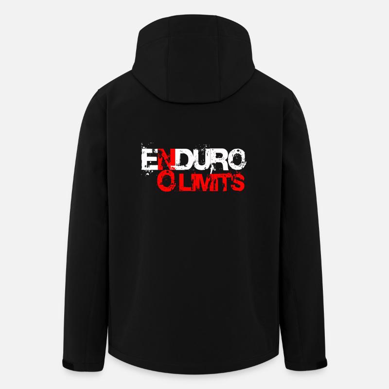 enduro_no_limits - Recycelte Männer Softshell-Jacke von Stanley/Stella - Schwarz