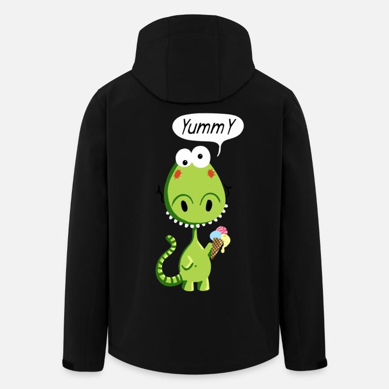 Drôle Dragon - Dragons - Comique - Veste softshell homme en polyester recyclé Stanley/Stella - noir