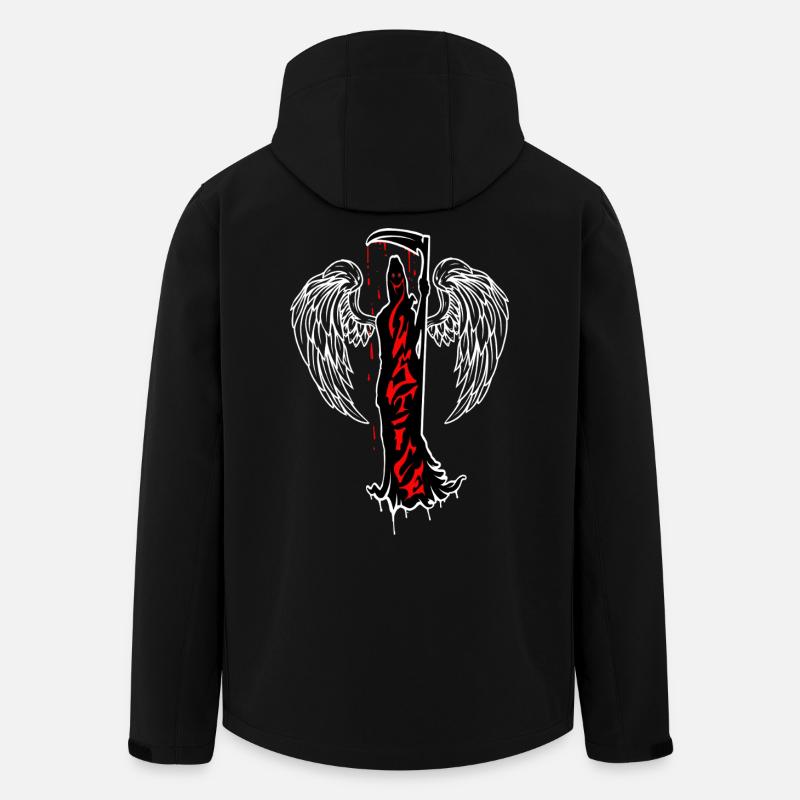 Justice - Men’s Recycled Softshell Jacket by Stanley/Stella - black