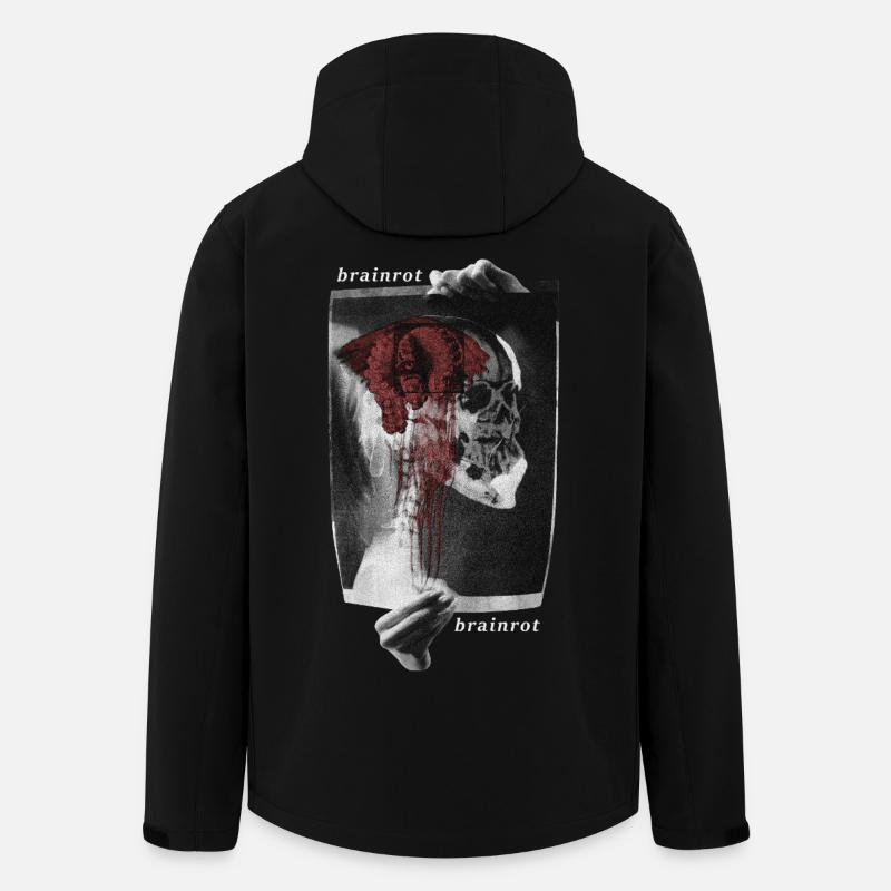 Pourriture cérébrale - Veste softshell homme en polyester recyclé Stanley/Stella - noir