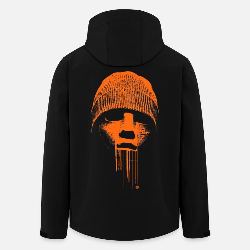Beanie Rebell - Recycelte Männer Softshell-Jacke von Stanley/Stella - Schwarz
