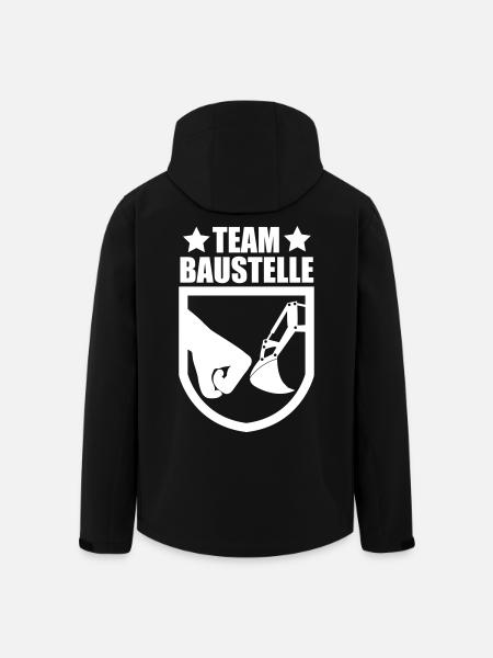 Bagger - Recycelte Männer Softshell-Jacke von Stanley/Stella - Schwarz
