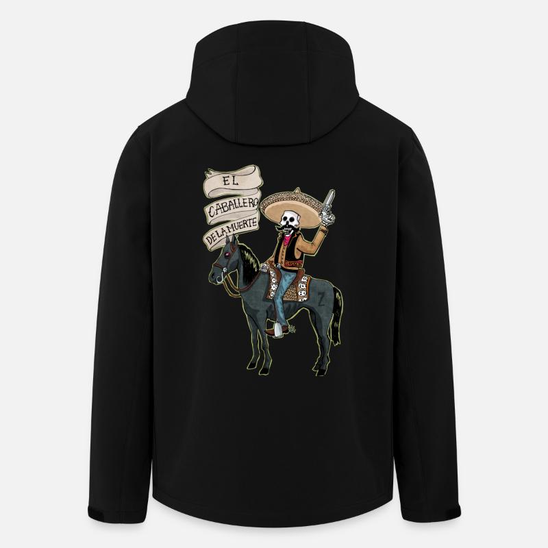 El Caballero de la muerte - Men’s Recycled Softshell Jacket by Stanley/Stella - black