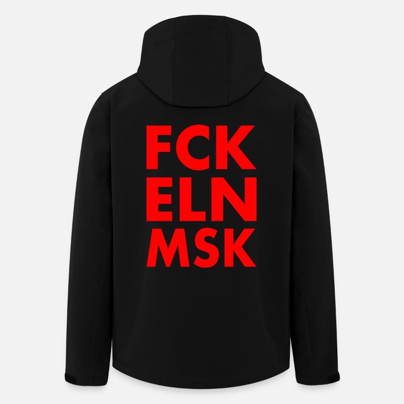 Fck eln msk - Men’s Recycled Softshell Jacket by Stanley/Stella - black