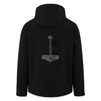 marteauthor - Veste softshell homme en polyester recyclé Stanley/Stella - noir - Dos - AI Model Male 185 light (185cm)