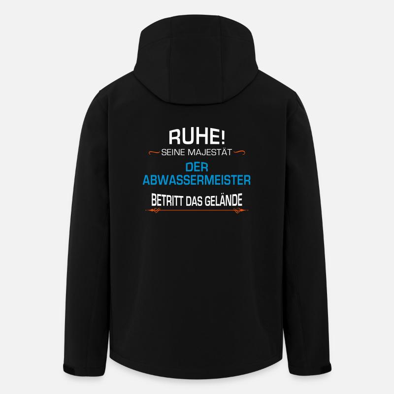 Abwassermeister Beruf - Recycelte Männer Softshell-Jacke von Stanley/Stella - Schwarz