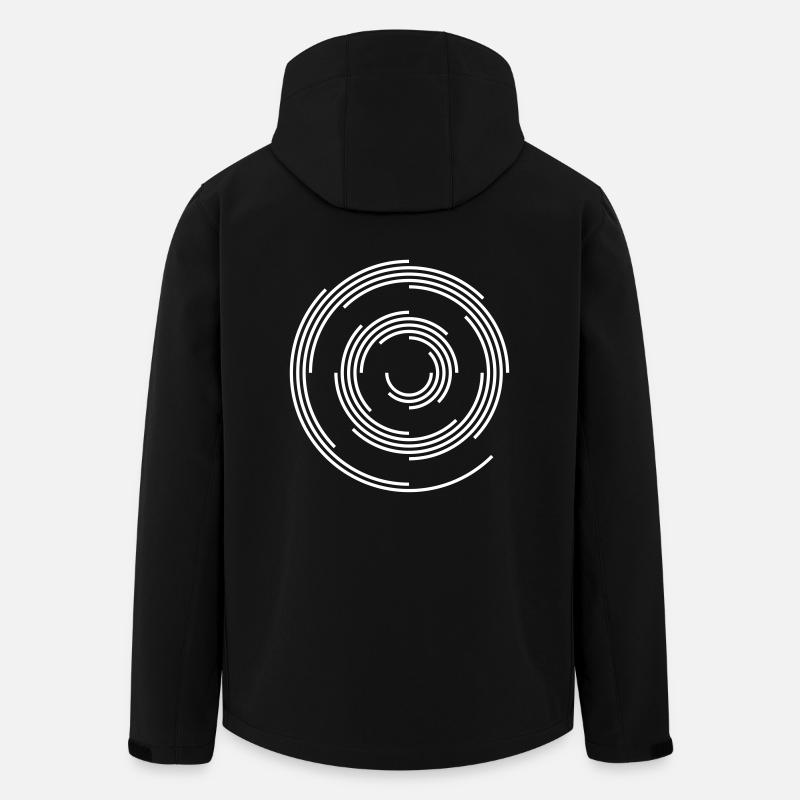tekno spirale 23 - Veste softshell homme en polyester recyclé Stanley/Stella - noir