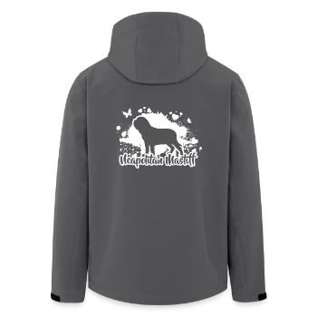 NEAPOLITAN MASTIFF Hunde Hund Wilsigns - Recycelte Männer Softshell-Jacke von Stanley/Stella - Schwarz - Hinten - AI Model Male 185 light (185cm)