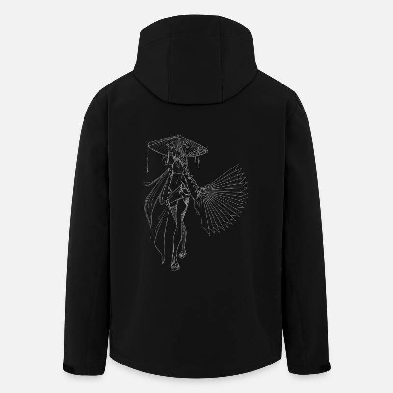 mio blc - Recycelte Männer Softshell-Jacke von Stanley/Stella - Schwarz