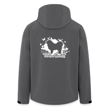 TIBETAN MASTIFF Hunde Hund Do Khyi Wilsigns - Recycelte Männer Softshell-Jacke von Stanley/Stella - Schwarz - Hinten - AI Model Male 185 light (185cm)