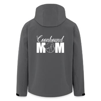 Coonhound Mom Profile Dogs Dog Wilsigns - Men’s Recycled Softshell Jacket by Stanley/Stella - black - Back - AI Model Male 185 light (185cm)