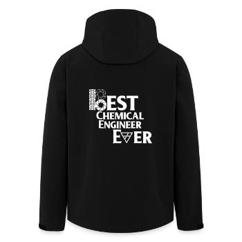 Best Chemical Engineer Ever - Men’s Recycled Softshell Jacket by Stanley/Stella - black - Back - AI Model Male 185 light (185cm)
