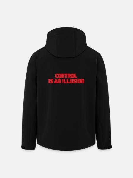 Control is an illusion - Recycelte Männer Softshell-Jacke von Stanley/Stella - Schwarz