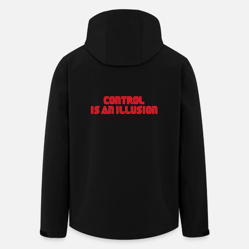 Le contrôle est une illusion - Veste softshell homme en polyester recyclé Stanley/Stella - noir