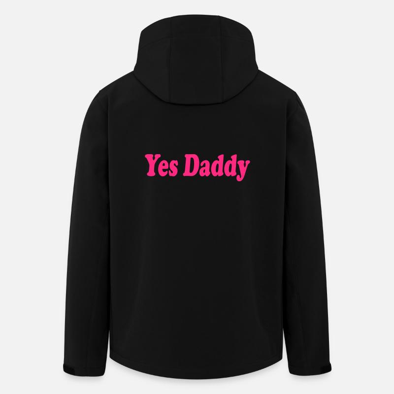 Yes daddy - Veste softshell homme en polyester recyclé Stanley/Stella - noir