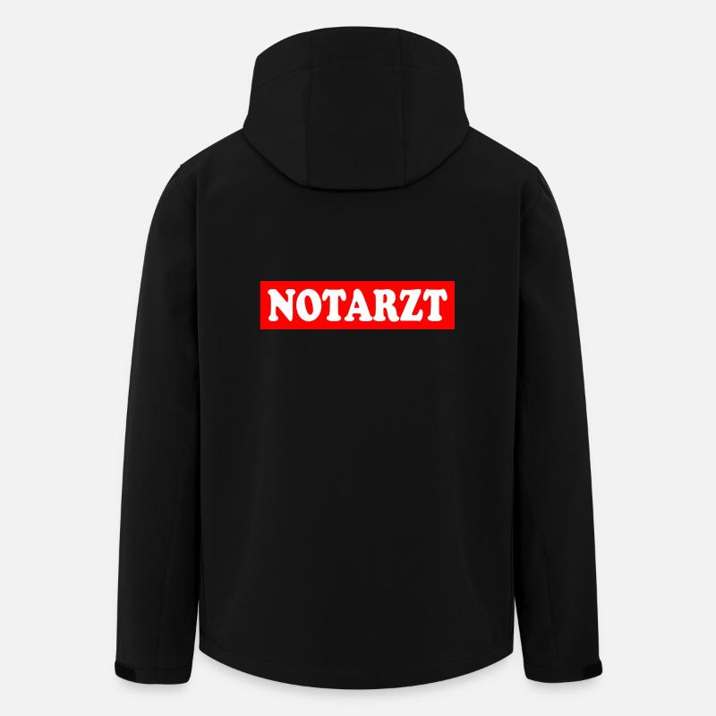 Notarzt - Recycelte Männer Softshell-Jacke von Stanley/Stella - Schwarz