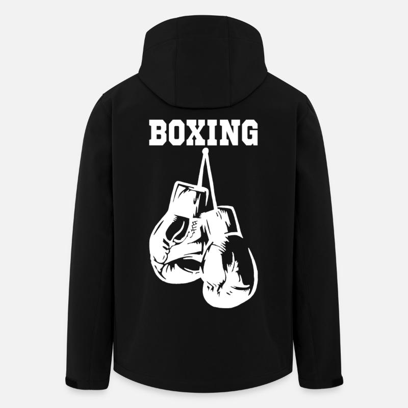 White boxing gloves - Men’s Recycled Softshell Jacket by Stanley/Stella - black