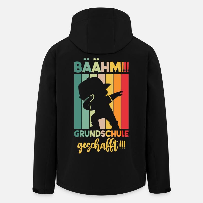 Grundschule Geschafft 2026  - Recycelte Männer Softshell-Jacke von Stanley/Stella - Schwarz