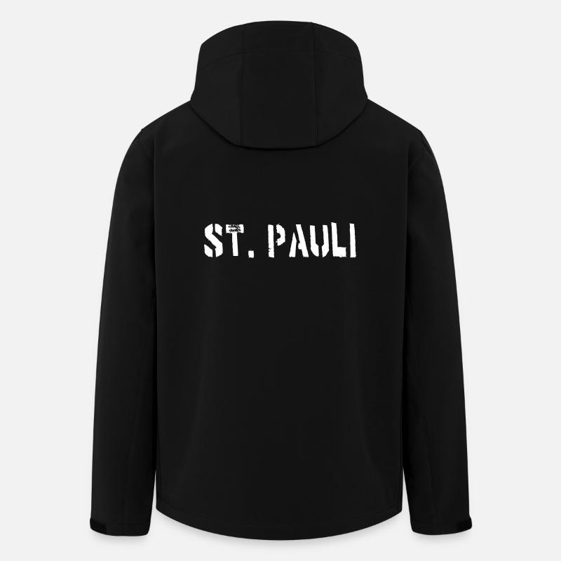 Hamburg St. Pauli - Men’s Recycled Softshell Jacket by Stanley/Stella - black