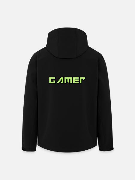 Gamers - Men’s Recycled Softshell Jacket by Stanley/Stella - black