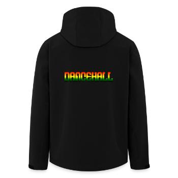 Dancehall - Men’s Recycled Softshell Jacket by Stanley/Stella - black - Back - AI Model Male 185 light (185cm)