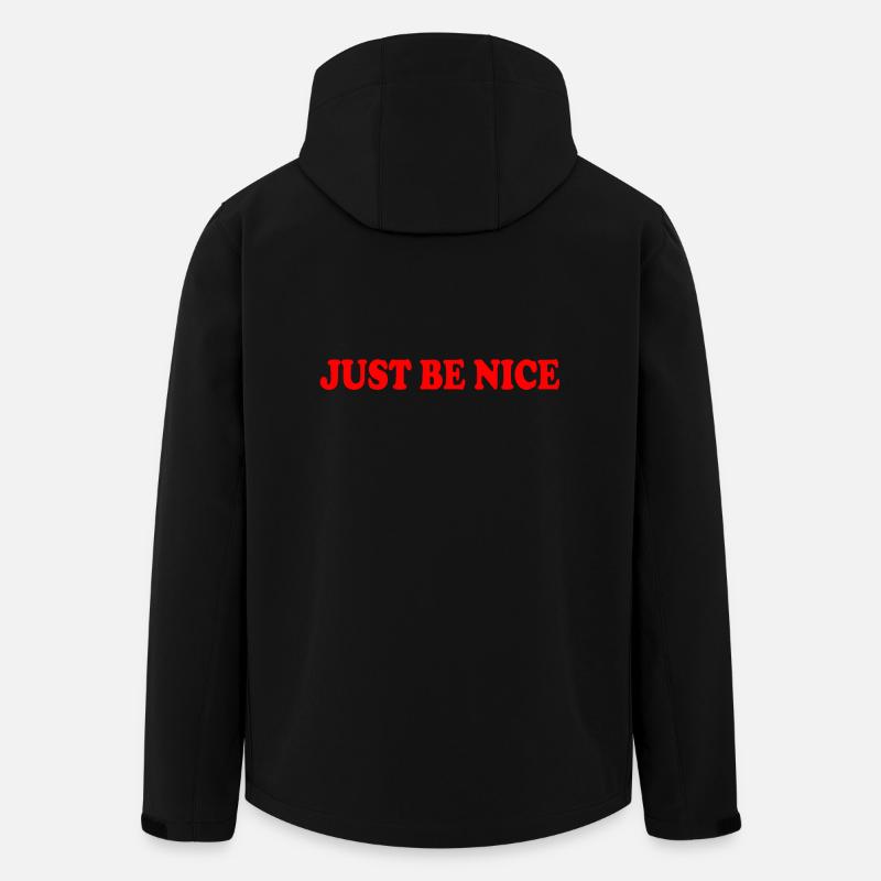 Just be nice - Veste softshell homme en polyester recyclé Stanley/Stella - noir