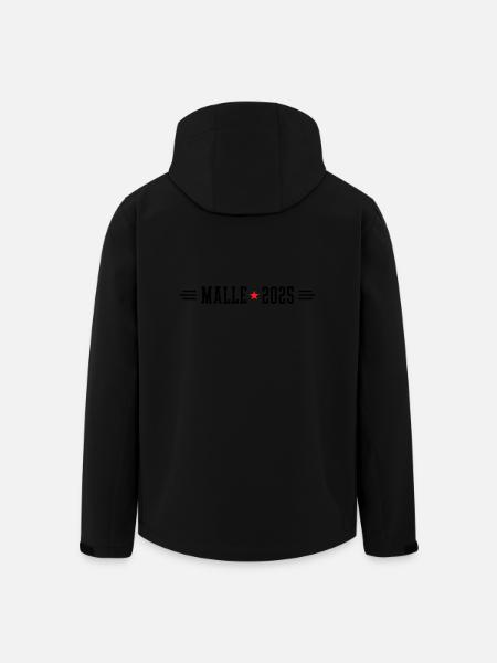 Malle 2025 - Recycelte Männer Softshell-Jacke von Stanley/Stella - Schwarz