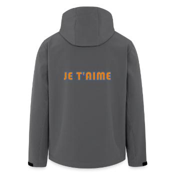 BONNE FÊTE PAPA. PAPA. FÊTE DES PÈRES. PÈRE - Veste softshell homme en polyester recyclé Stanley/Stella - noir - Dos - AI Model Male 185 light (185cm)