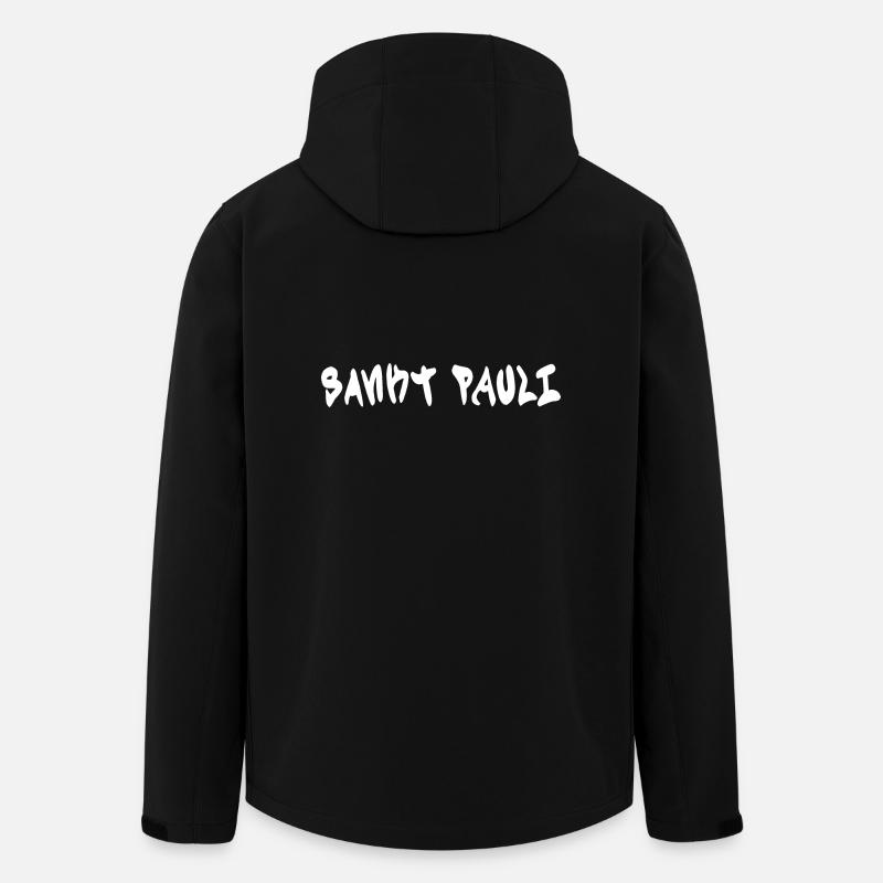 SANKT PAULI - Men’s Recycled Softshell Jacket by Stanley/Stella - black