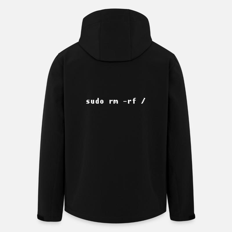 Lustiges Linux Admin Design - Recycelte Männer Softshell-Jacke von Stanley/Stella - Schwarz