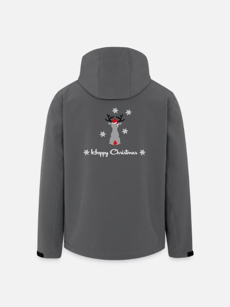 christmas - Men’s Recycled Softshell Jacket by Stanley/Stella - black