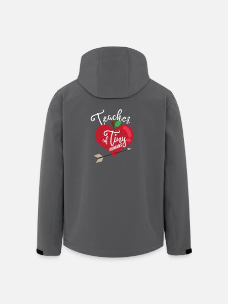 Teacher Shirt - Heart Gift - Men’s Recycled Softshell Jacket by Stanley/Stella - black
