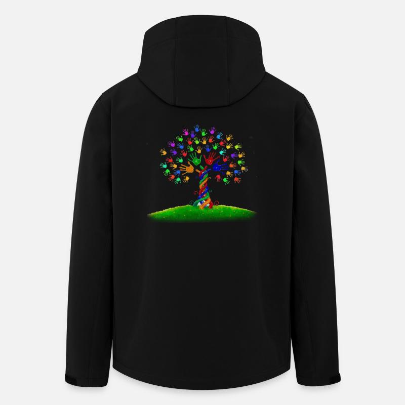 la variété vivante - Veste softshell homme en polyester recyclé Stanley/Stella - noir