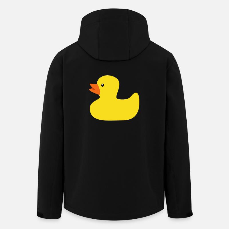 canard en caoutchouc - Veste softshell homme en polyester recyclé Stanley/Stella - noir