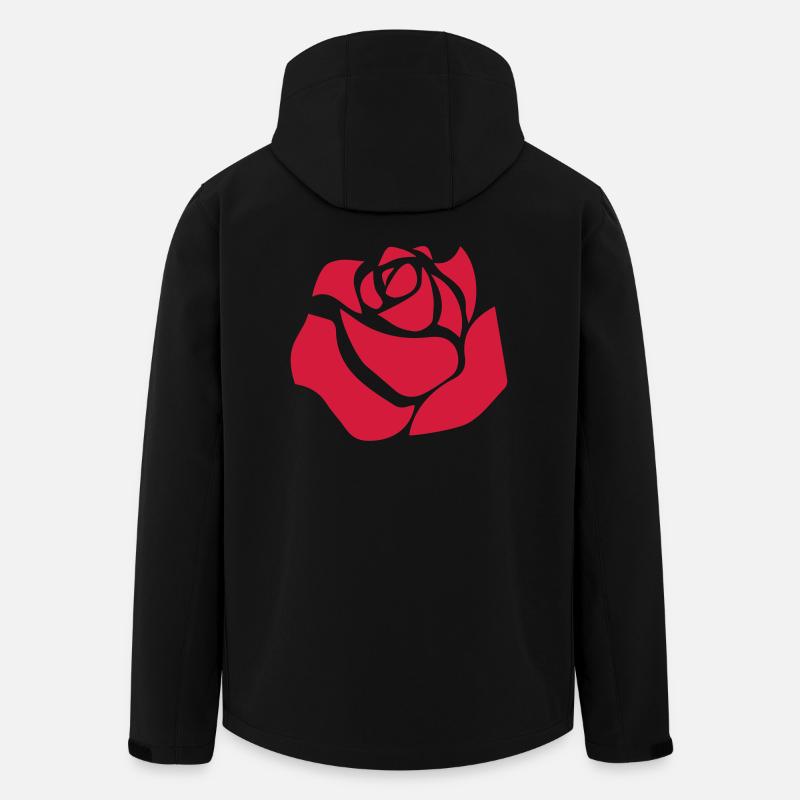 Rose - Recycelte Männer Softshell-Jacke von Stanley/Stella - Schwarz