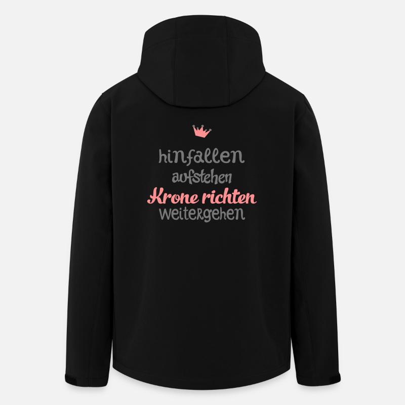 witzige Sprüche - Recycelte Männer Softshell-Jacke von Stanley/Stella - Schwarz